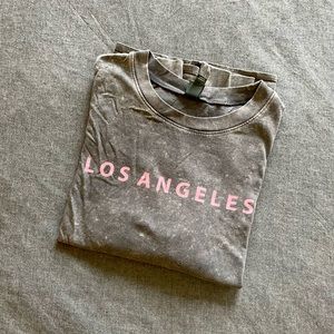 Wild Fable Los Angeles Long Sleeve Heather Tee